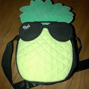 PINK pineapple mini cooler bag